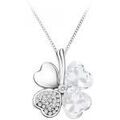 Collier Sc Crystal B128-ARGENT-CRYS Argent&eacute;