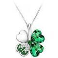 Collier Sc Crystal B128-ARGENT-EMER