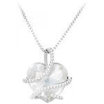 Collier Sc Crystal B1409-CRYS Argent&eacute;