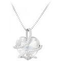 Collier Sc Crystal B1409-CRYS Argent&eacute; Grenoble