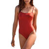 Maillots de bain Selmark Maillot de bain &eacute;cologique 1 pi&egrave;ce pr&eacute;form&eacute; multipositions Rouge