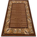 D&eacute;coration sur Grenoble : Tapis Rugsx BCF Tapis Morad FELIKS cadre, feuilles classique 300x400 cm Marron 300x400 cm. . Maison & D&eacute;co > Tapis.