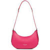 Sac &agrave; main LANCASTER Sac demi lune Zipp&eacute; Sierra Fuxia Rose