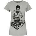 T-shirt Bruce Lee Character T-shirt &agrave; manches courtes Gris Grenoble