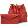 Sac &agrave; main LANCASTER Bourse Element City Rouge/Champagne Noir