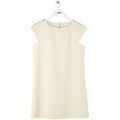 Robes sur Grenoble : Robe courte Courreges Robe en laine &eacute;crue Beige