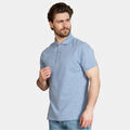 Polos sur Grenoble : Polo Barbour Polo en piqu&eacute; &eacute;cossais - bleu ciel Bleu