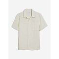 Chemises/chemisettes sur Grenoble : Chemise Farah Contr&ocirc;le du parc automobile - cr&egrave;me Beige