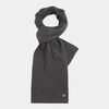 Echarpe Lyle & Scott &Eacute;charpe c&ocirc;tel&eacute;e en laine d'agneau - anthracite Gris