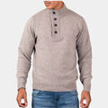 Pull Barbour Patch half zip - stone