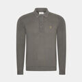 Pull Farah Pull hamlet knit ls polo - charcoal Pulls/Sweat sur Grenoble : Pull Farah Pull hamlet knit ls polo - charcoal
