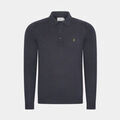 Polos sur Grenoble : Polo Farah Pull hamlet knit ls polo - true navy