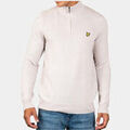 Pulls/Sweat sur Grenoble : Pull Lyle & Scott Pull &agrave; quart de fermeture &eacute;clair en coton m&eacute;rinos - cove Beige