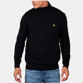Pulls/Sweat sur Grenoble : Pull Lyle & Scott Pull &agrave; col roul&eacute; en coton m&eacute;rinos - noir de jais Noir
