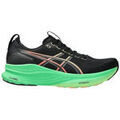 Running sur Grenoble : Chaussures Asics GEL-KAYANO 32 - BLACK/VITAL GREEN - 42,5