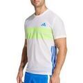 T-shirt adidas r&eacute;tro Adizero Blanc Grenoble
