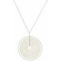 Colliers sur Grenoble : Collier Orusbijoux Collier Argent Rhodi&eacute; Dor&eacute; Diamant&eacute; Arianna Argent&eacute;