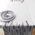 Serviettes de table Nappes, Sets de table Ambiente Chemin de table en coton Lavande 40 x 150 cm Grenoble