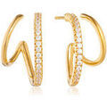 Boucles d'oreille sur Grenoble : Boucles oreilles Sif Jakobs Boucles Ellera Due Grande dor&eacute;es Jaune