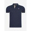 Polo Barbour Polo en piqu&eacute; &eacute;cossais - new navy Bleu