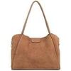 Cabas LANCASTER Sac cabas &eacute;paule Aimant&eacute;e L Su&egrave;de Ida Moka Marron