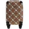 Valise Guess Valise &agrave; roulettes Eliette logo 4G pivoine Marron