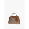 Sac Bandouliere Guess Sac Bandouli&egrave;re Melinda Logo Tri Com Latte Logo Marron