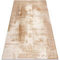 Tapis Rugsx Tapis en laine NAIN Ornement, cadre, vintage 240x340 cm Beige 240x340 cm. . Maison & D&eacute;co > Tapis.