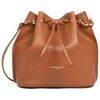 Sac &agrave; main LANCASTER Bourse Alba Double M Camel/Orange Marron