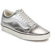 Baskets basses Vans Old Skool LEATHER METALLIC SILVER Argent&eacute;