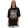 T-shirt Von Dutch T-shirt femme relax fit col rond print devant Studio