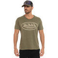 Tee-shirts sur Grenoble : T-shirt Von Dutch T-shirt homme en jersey col V roulot&eacute; imprim&eacute; devant Ron Kaki