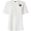 T-shirt Pinko STREPITOSO T-SHIRT JERSEY LOGO STRASS AMORE