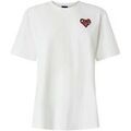 Tee-shirts sur Grenoble : T-shirt Pinko STREPITOSO T-SHIRT JERSEY LOGO STRASS AMORE