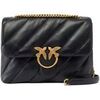 Sac &agrave; main Pinko LOVE PUFF BIG CL SHEEP NAPPA Noir