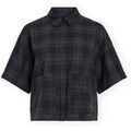 Chemise Vila Sina Check Shirt - Navy Blazer/Checks Grenoble