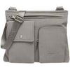 Pochette LANCASTER Pochette Zipp&eacute; Basic Pocket Galet Fonce Gris