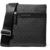 Sacoche MICHAEL Michael Kors Sacoche Hudson &agrave; logo Signature Noir Noir