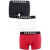 Boxers Kaporal Pack x3 Front logo Multicolore
