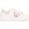Baskets basses Guess Red logo triangle