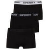 Boxers Superdry Pack x3 unlimited logo Noir