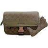 Sacoche Chabrand Mini-Sacoche Toile Enduite Cuir - Olive
