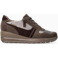 Randonn&eacute;e sur Grenoble : Chaussures Mephisto Baskets en cuir ABBY.P5145704 Marron