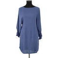 Robe courte Maje Robe bleue Grenoble