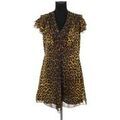 Robes sur Grenoble : Robe courte Saint Laurent Robe en soie marron