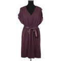 Robes sur Grenoble : Robe courte Paul & Joe Robe en soie marron