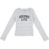 T-shirt enfant Abercrombie And Fitch T-shirt blanc, gris