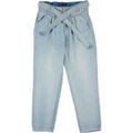 Pantalons enfants sur Grenoble : Pantalon enfant Ikks Pantalon mom 7/8&egrave;me bleu Bleu
