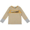 T-shirt enfant Oka&iuml;di T-shirt gris, moutarde Multicolore