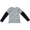 T-shirt enfant Vertbaudet T-shirt noir, gris